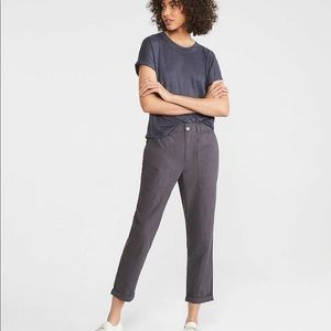 NWT Lou and Grey Poplin Pants Charcoal